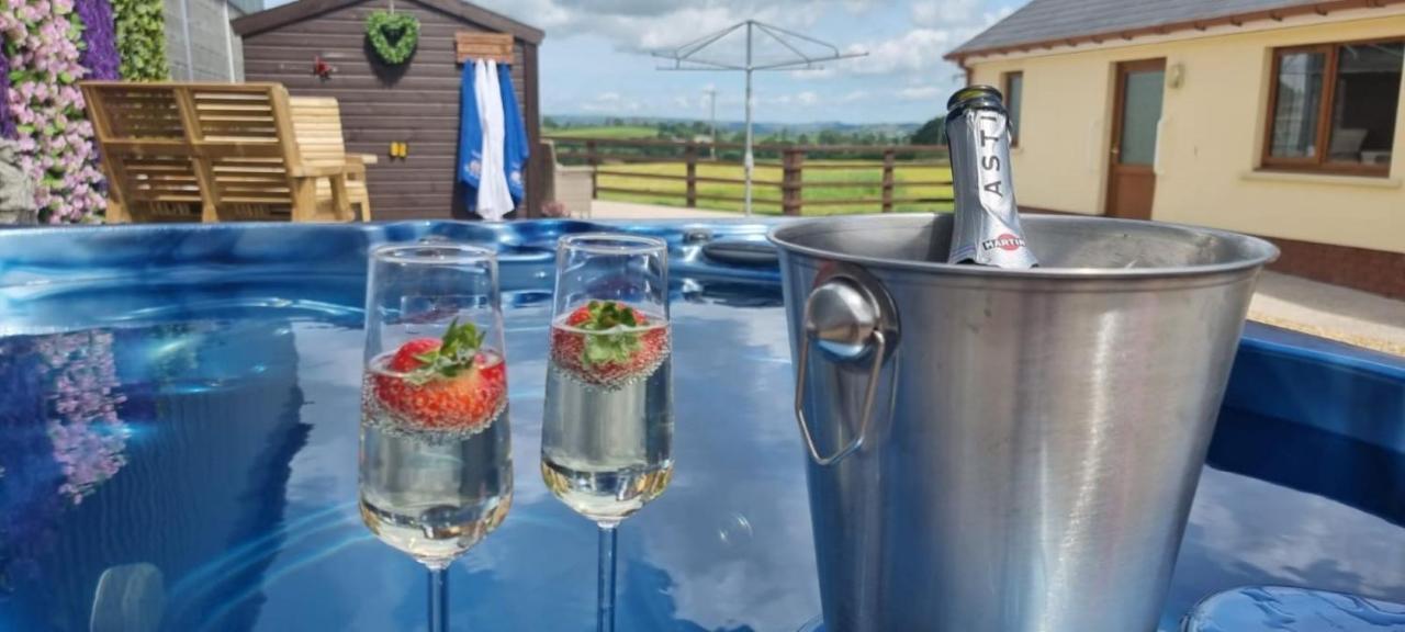 Vila Sunny Bank- Countryside Escape With Private Hot Tub And Countryside Views Carmarthen Exteriér fotografie